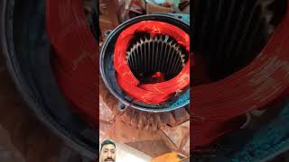 Air cooler motor Rewinding short [upl. by Enyalahs692]