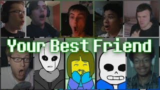 Glitchtale quotYour Best Friendquot By Camila Cueves Reaction Mashup [upl. by Sixla]