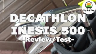 Review  Test Decathlon INESIS 500 Golf Eisen Hybrid und Driver  MyGolfBlog Vlog [upl. by Illene]