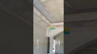 KB Gypsum Decoration diy Skills fyp Gypsum Cornice Decor‌ trending duplex house home [upl. by Sirk]