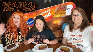 Pillsbury Pumpkin Spice Bread Review [upl. by Latreshia]