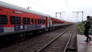 Trio Action Of WDP4d Extreme 🔥 130kmph action 😈 skipping Umroli Flat 130 railwayismylove [upl. by Pazit]