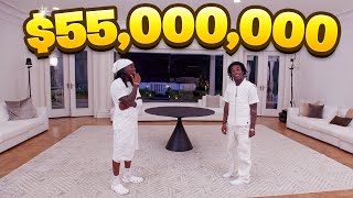 Kai Cenats 55000000 Mafiathon House Tour ft Lil Uzi Vert [upl. by Funch337]