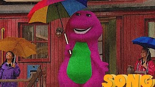 If All The Raindrops 💜💚💛  Barney  SONG  SUBSCRIBE [upl. by Rennat]