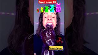 Target locked 110 mukbang gummibears challenge gummybear emojichallenge food [upl. by Eerual]