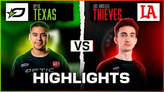 OpTic Texas vs LA Thieves HIGHLIGHTS  CDL Champs 2024  Winners Round 2 [upl. by Pelagi463]