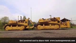 Caterpillar twin D9 bulldozer 770 horsepower DD9GQuadTrac [upl. by Cohla905]