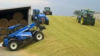 Kukurydza 2013kiszonka na podlasiu 3xClaas 5xNew Holland 4xJohn Deere Maize Silage FULL HD [upl. by Parthenia]