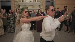 Fun Surprise Breakout Father Daughter Wedding Dance [upl. by Ellenig277]