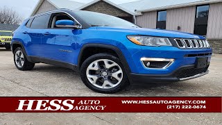 2019 Jeep Compass Limited 4WD For Sale Hess Auto Agency [upl. by Meneau]