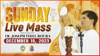 SUNDAY FILIPINO MASS TODAY LIVE  DECEMBER 10 2023  2ND SUNDAY ADVENT  FR JOSEPH FIDEL ROURA [upl. by Rozalie]