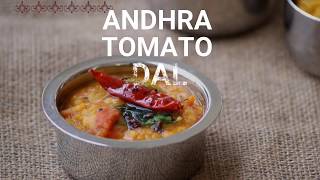 Tomato Pappu Recipe  How to Make Andhra Tomato Dal Recipe [upl. by Ailito]