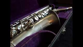 Selmer New York CMelody sax By Antoine Foster [upl. by Enyledam]