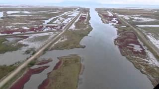 Flying over Evros River Greece [upl. by Fulcher]