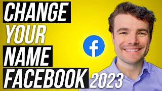 How to Change Your Name on Facebook 2023 Update [upl. by Heidie146]