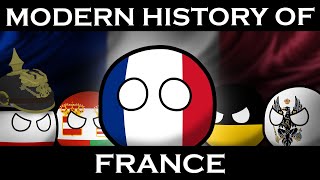 COUNTRYBALLS Modern History of France 17891918 [upl. by Ahsyla]