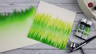 How To Use The PME Airbrush amp Compressor Kit To Create A Grass Effect [upl. by Forward]