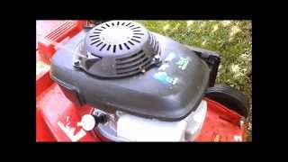 Honda OHC LAWN MOWER ENGINE START UP [upl. by Nosneh]