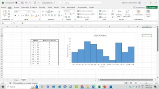 Cómo hacer un histograma en Excel [upl. by Eenahpets]