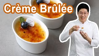 Easy but delicious Crème Brûlée  Cracking the caramelised top [upl. by Colis79]