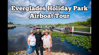 Everglades Holiday Park  Florida  Airboat Tour [upl. by Nnaillek]