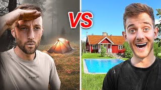 Gratis kamperen VS Duur luxe huis [upl. by Norb492]