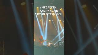 Megadeth plays “Angry Again” on Sept 18 2024 in Pittsburgh on their Destroy All Enemies tour [upl. by Nohshan]