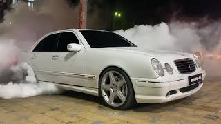 E55 AMG w210 burned tires [upl. by Yorel]