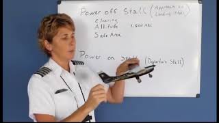 Power Off Stall Private Pilot Lesson 3c [upl. by Etnahs398]