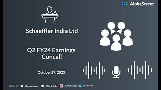 Schaeffler India Ltd Q2 FY24 Earnings Concall [upl. by Mariejeanne]