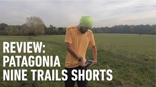 REVIEW  PATAGONIA NINE TRAILS RUNNING SHORTS [upl. by Peder]