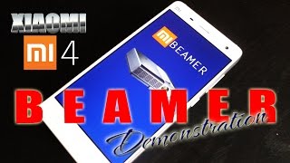 Xiaomi Mi4 video projector  beamer demonstration  Use IRBlaster  ColonelZap  Halloween 2014 [upl. by Bab104]