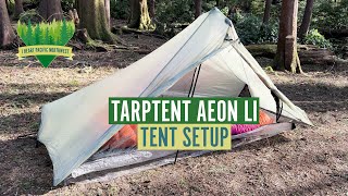 Tarptent Aeon Li backpacking tent setup [upl. by Eniamurt]