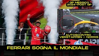 F1 Post GP 2024 DOMINIO SAINZ Ferrari CAMPIONE del Mondo Costruttori  Verstappen scorretto [upl. by Nylirej]