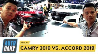 So sánh nhanh Camry 2019 và Accord 2019 Bạn chọn xe nào BIMS 2019 [upl. by Shayna857]