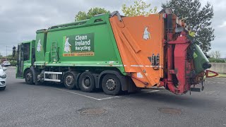 Clean Ireland Recycling 2018 Mercedes Benz Econic with a Dennis Eagle body and Terberg TCHDH [upl. by Urias]