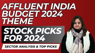 Budget 2024  Affluent India Theme Top Stocks to Buy Now in 2024 [upl. by Aicined]