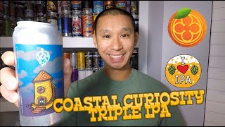 BEER REVIEW 448  MONKISH BREWING  COASTAL CURIOSITY TRIPLE IPA [upl. by Mat618]