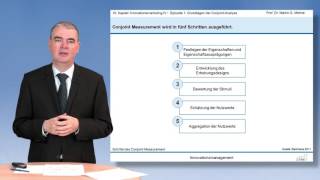 Episode 1 Grundlagen der ConjointAnalyse Kapitel 10 Innovationsmarketing IV [upl. by Duyne]