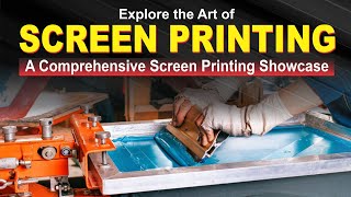 The Art of Screen Printing Design to Print  DIY Printing Vlog [upl. by Jefferey]