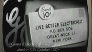 RETRO CLASSIC TV COMMERCIAL  1950s  LIVE BETTER ELECTRICALLY GE THEATER [upl. by Dusza]