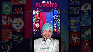 FILLING OUT A 2024 NFL PLAYOFFS BRACKET [upl. by Rutan643]