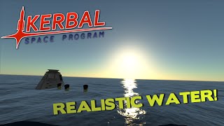 REALISTIC WATER  Kerbal Space Program Scatterer Mod Review [upl. by Sholeen]