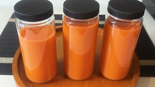 CARROT PINEAPPLE GINGER JUICE [upl. by Notsnhoj]