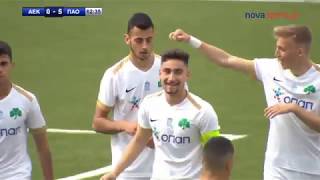 AEK U19  Panathinaikos U19 Highlights 09 03 19 [upl. by Neilla963]