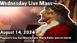 Quiapo Church Live Mass Today August 14 2024 Wednesday [upl. by Drehcir]