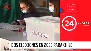 Dos elecciones en 2023 Lo que tiene que saber del proceso constituyente 20  24 Horas TVN Chile [upl. by Clercq]