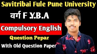 FYBA English  compulsory English fyba English Question Paper 2023CHANDRAKANTLANDE [upl. by Pruter910]