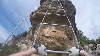 Via Ferrata Els Miradors  Castellón viasferratas montaña mountains [upl. by Marchal]