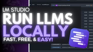 LM Studio Easiest Way To Run ANY Opensource LLMs Locally [upl. by Tellford]